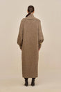 HOLLAND KNIT DRESS - OTTER