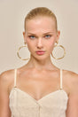 SERENA EARRING - BRUSHED BRASS