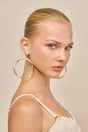 SERENA EARRING - BRUSHED BRASS