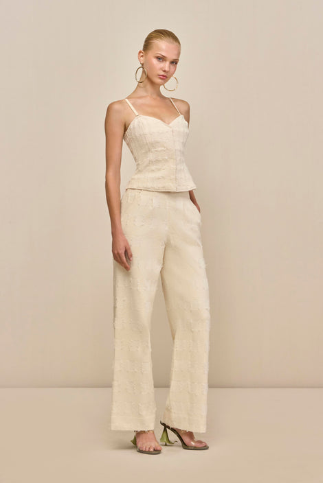 AUDRINA EARRING - BRUSHED BRASS