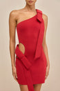 BLENDIE KNIT DRESS - MERLOT