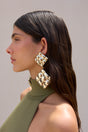 DARCY EARRING - SHINY BRASS