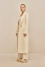 DILAN COAT - OFF WHITE MULTI