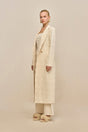 DILAN COAT - OFF WHITE MULTI