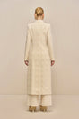 DILAN COAT - OFF WHITE MULTI