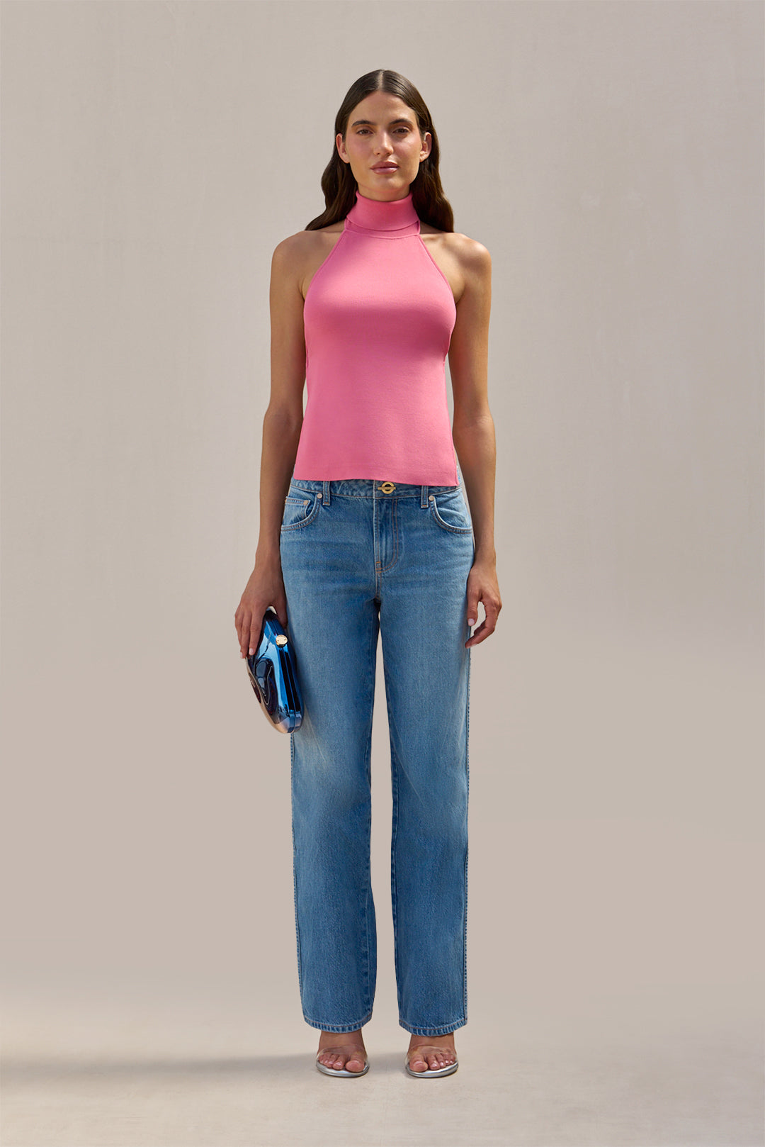 WAKE KNIT TOP - ROSETTE
