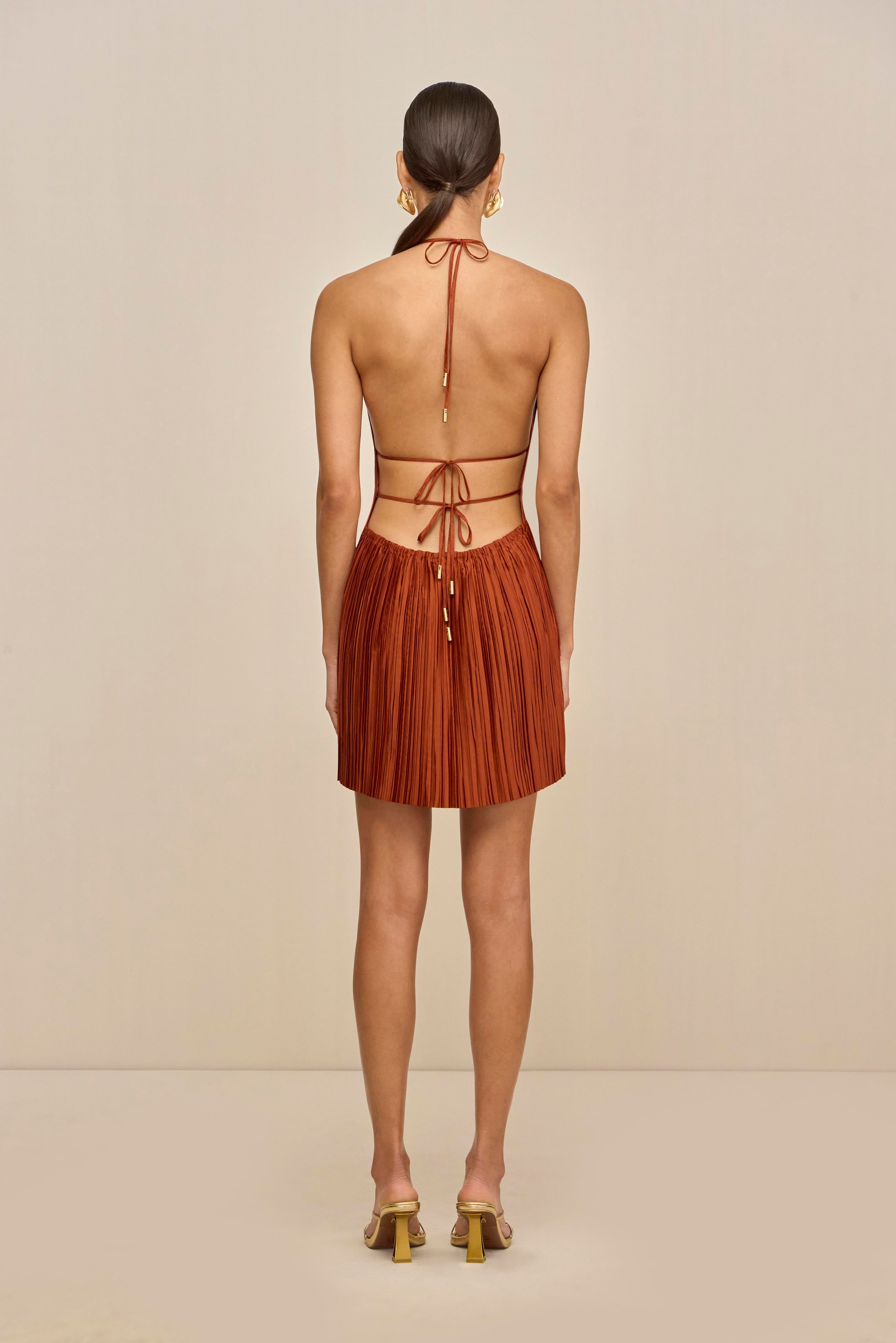 BETHANIE DRESS - TANNIN