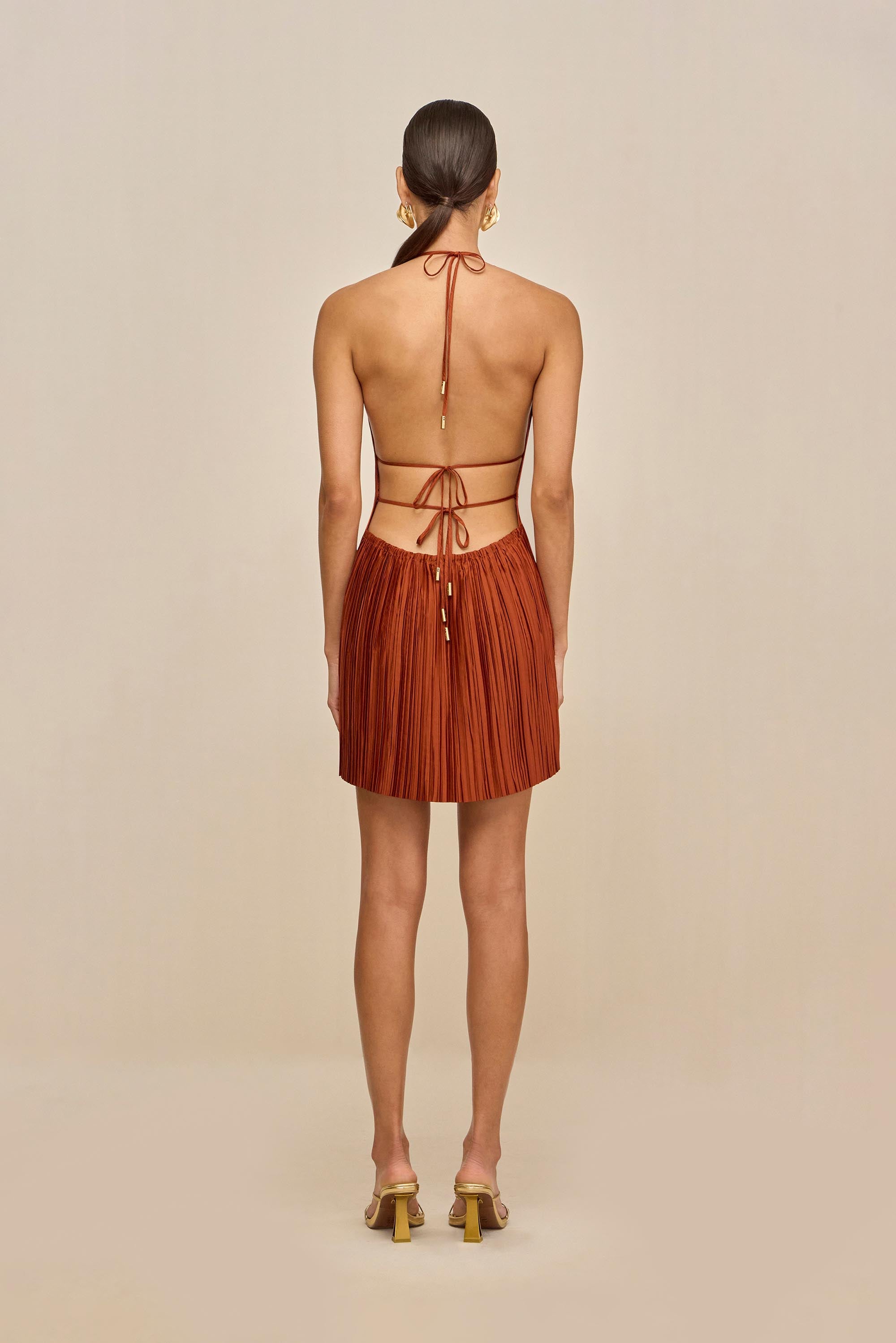 BETHANIE DRESS - TANNIN