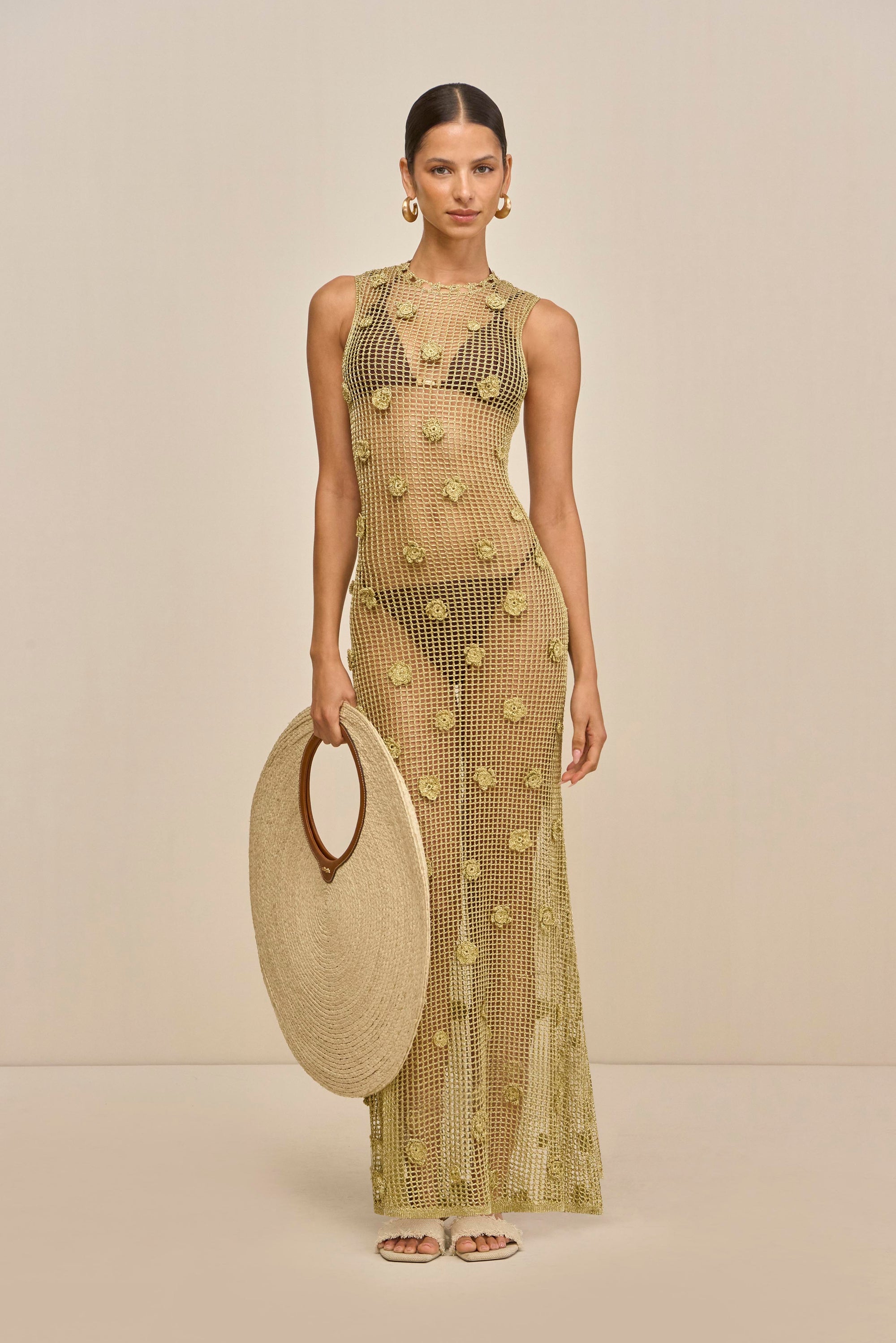 VERMEER DRESS - GOLD