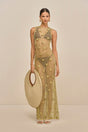VERMEER DRESS - GOLD