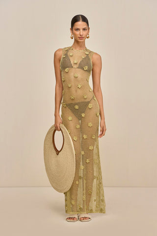VERMEER DRESS - GOLD