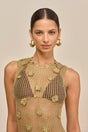VERMEER DRESS - GOLD