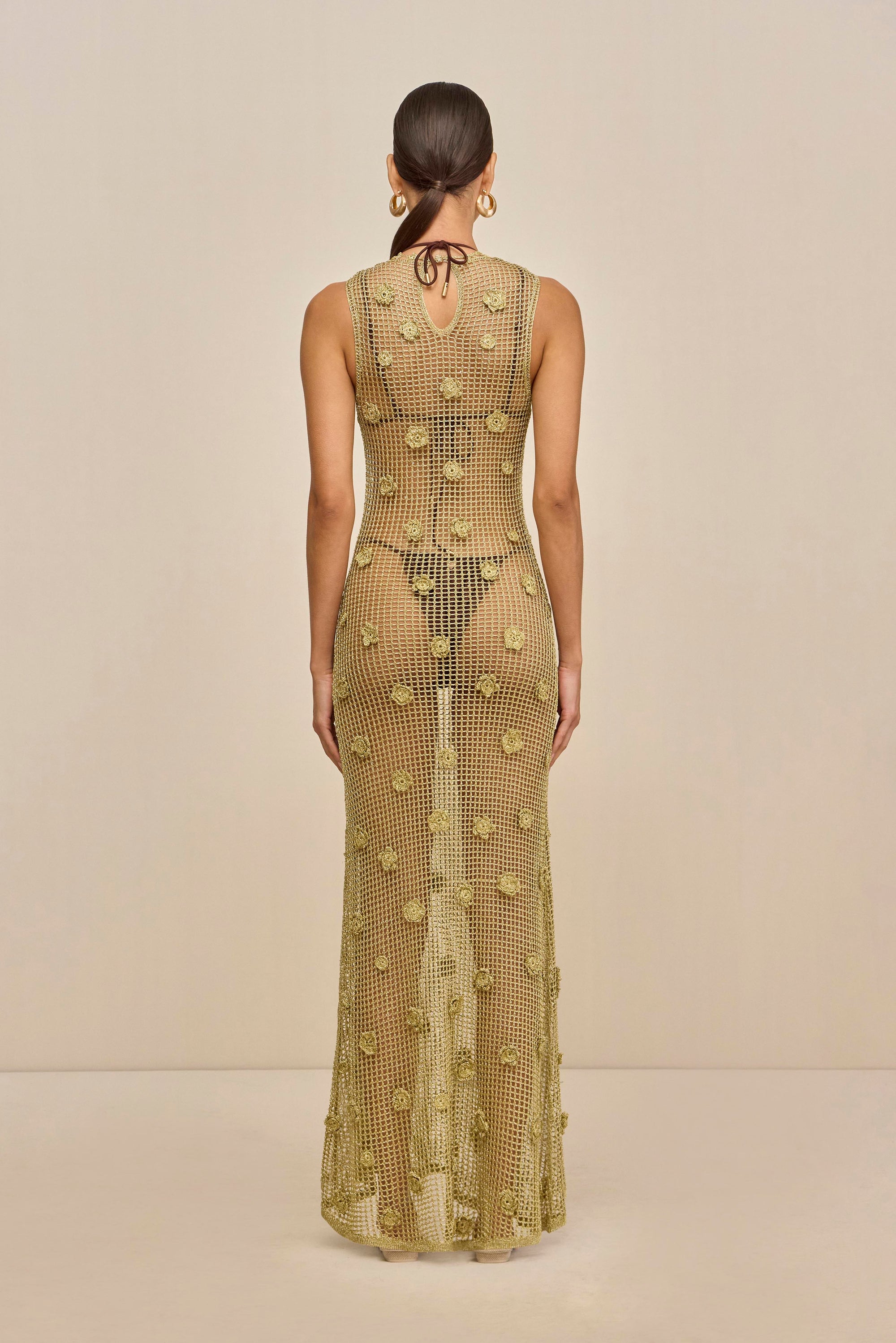 VERMEER DRESS - GOLD