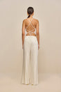 KORA PANT - OFF WHITE SILK