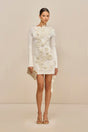 KAELA KNIT DRESS - OFF WHITE