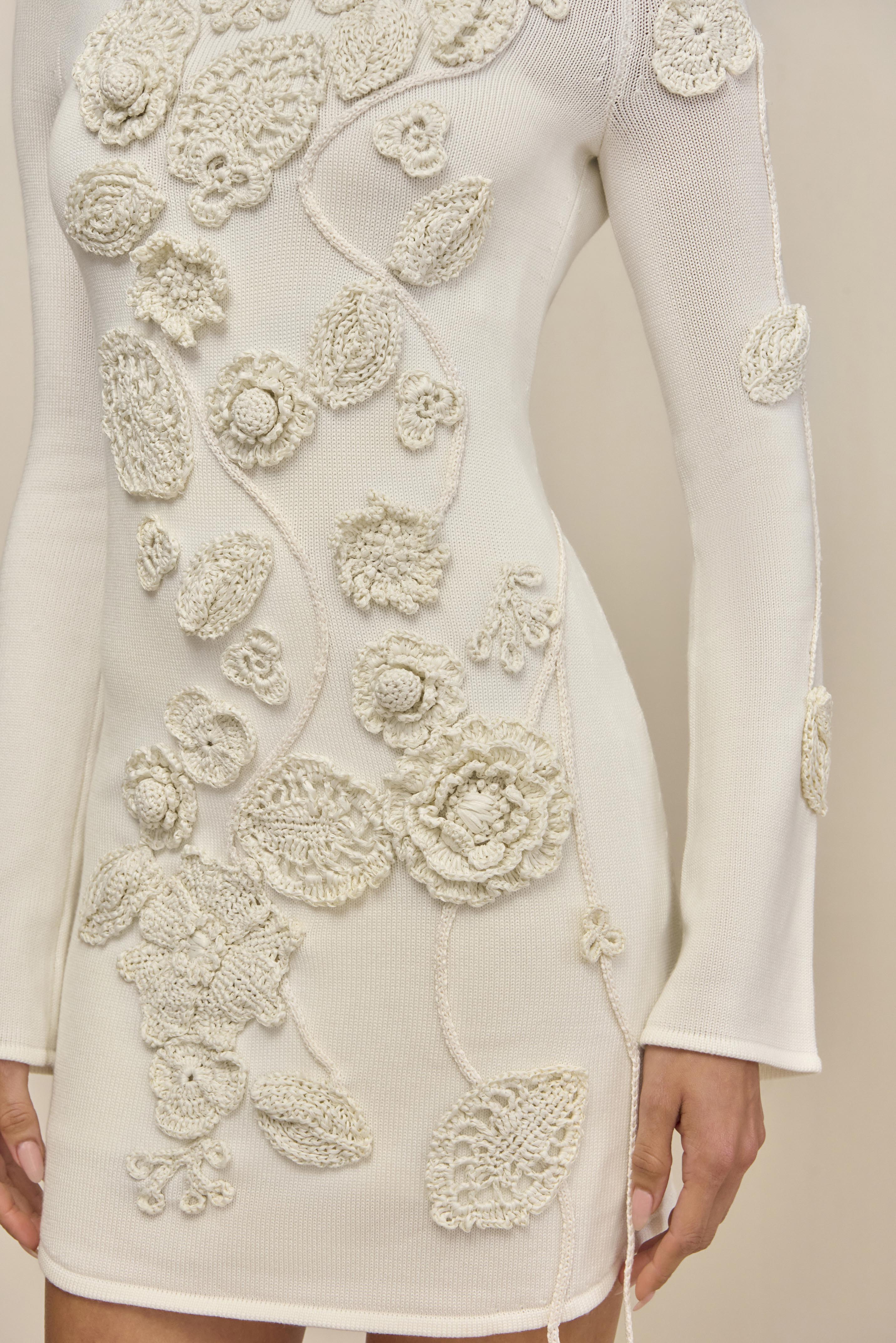 Cult Gaia - Kaela Knit Dress - Off White Cult Gaia - Kaela Knit Dress - Off White