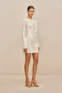 KAELA KNIT DRESS - OFF WHITE