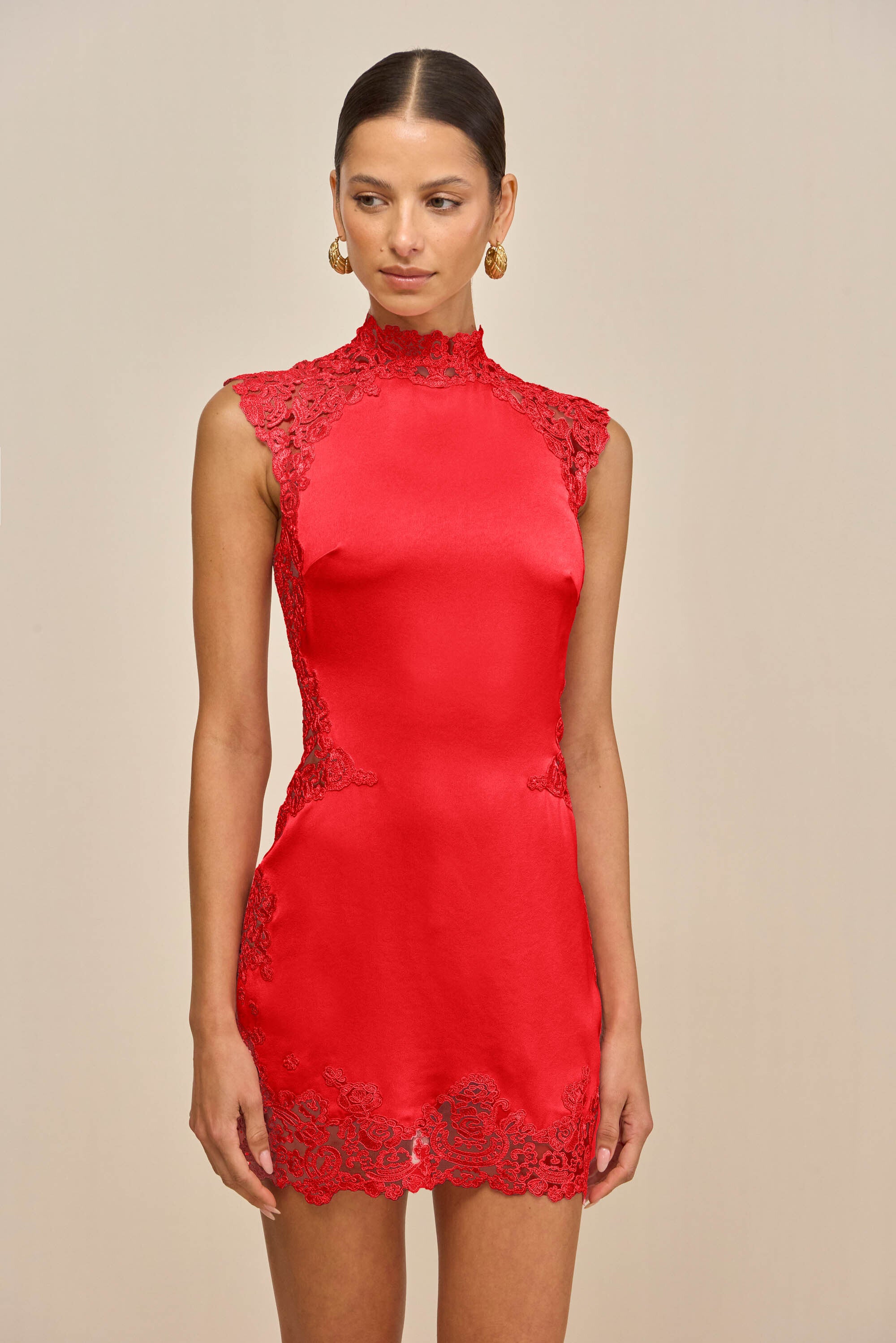 RITI DRESS - VERMILION