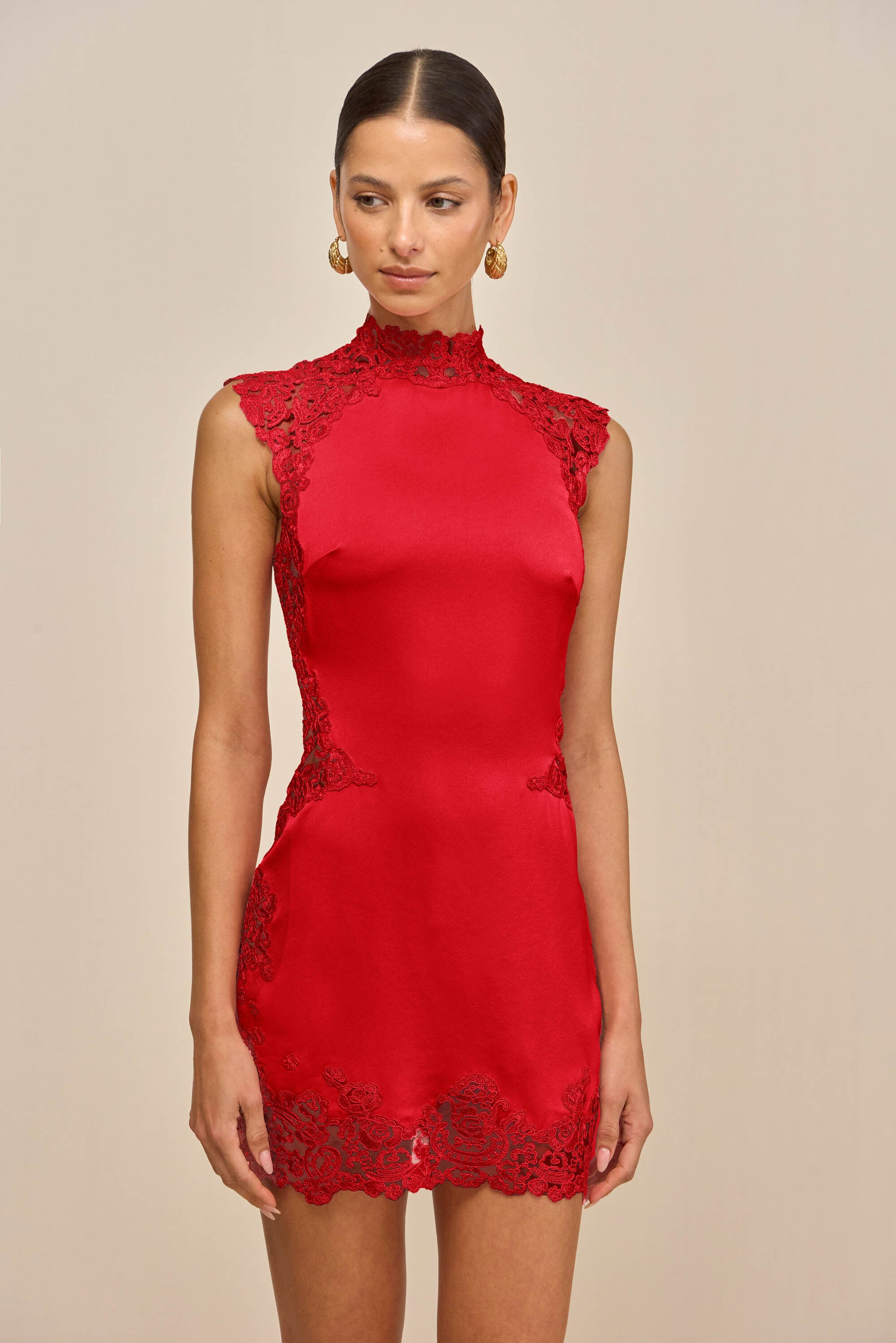 RITI DRESS - VERMILION