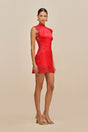 RITI DRESS - VERMILION
