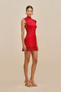 RITI DRESS - VERMILION