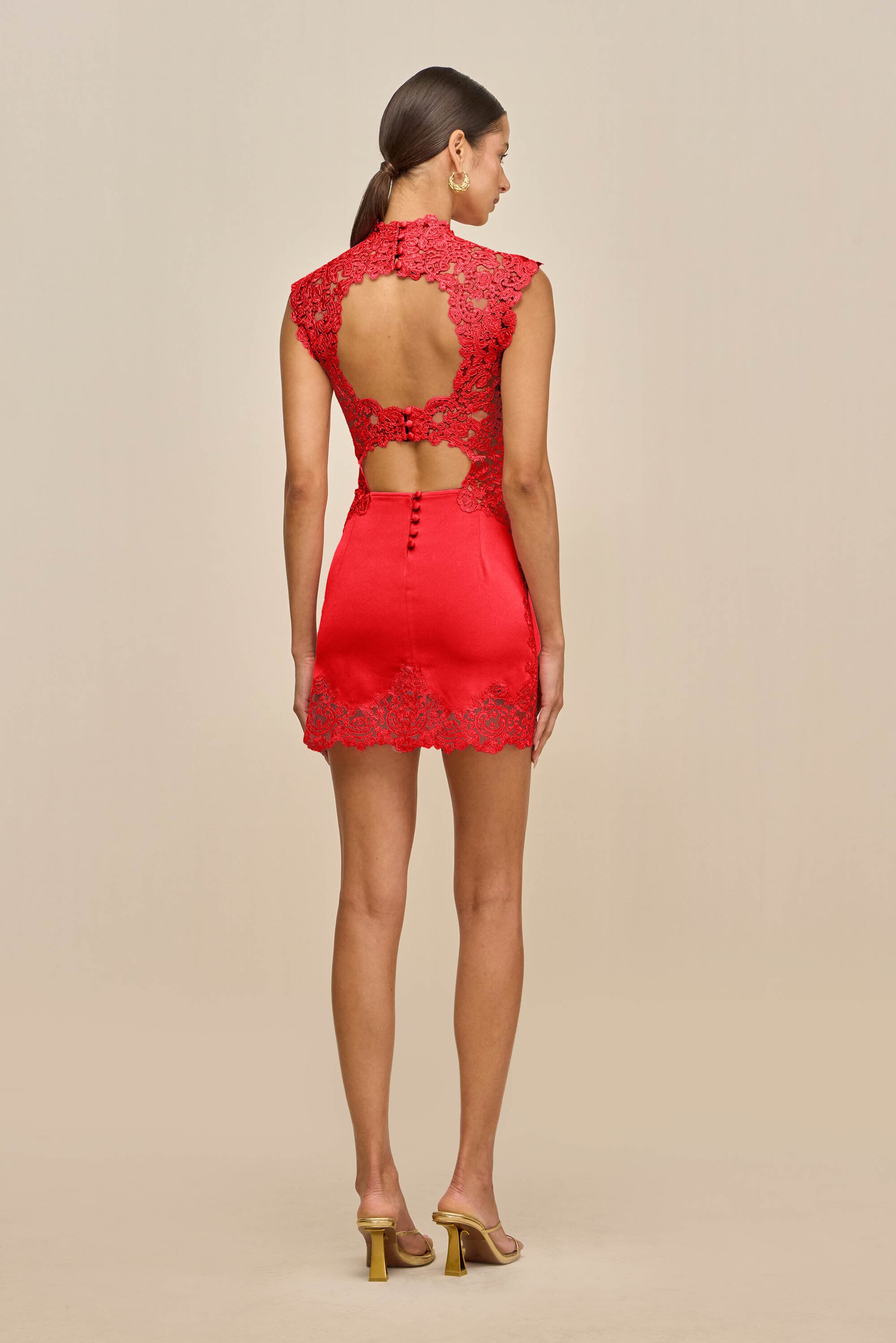 RITI DRESS - VERMILION