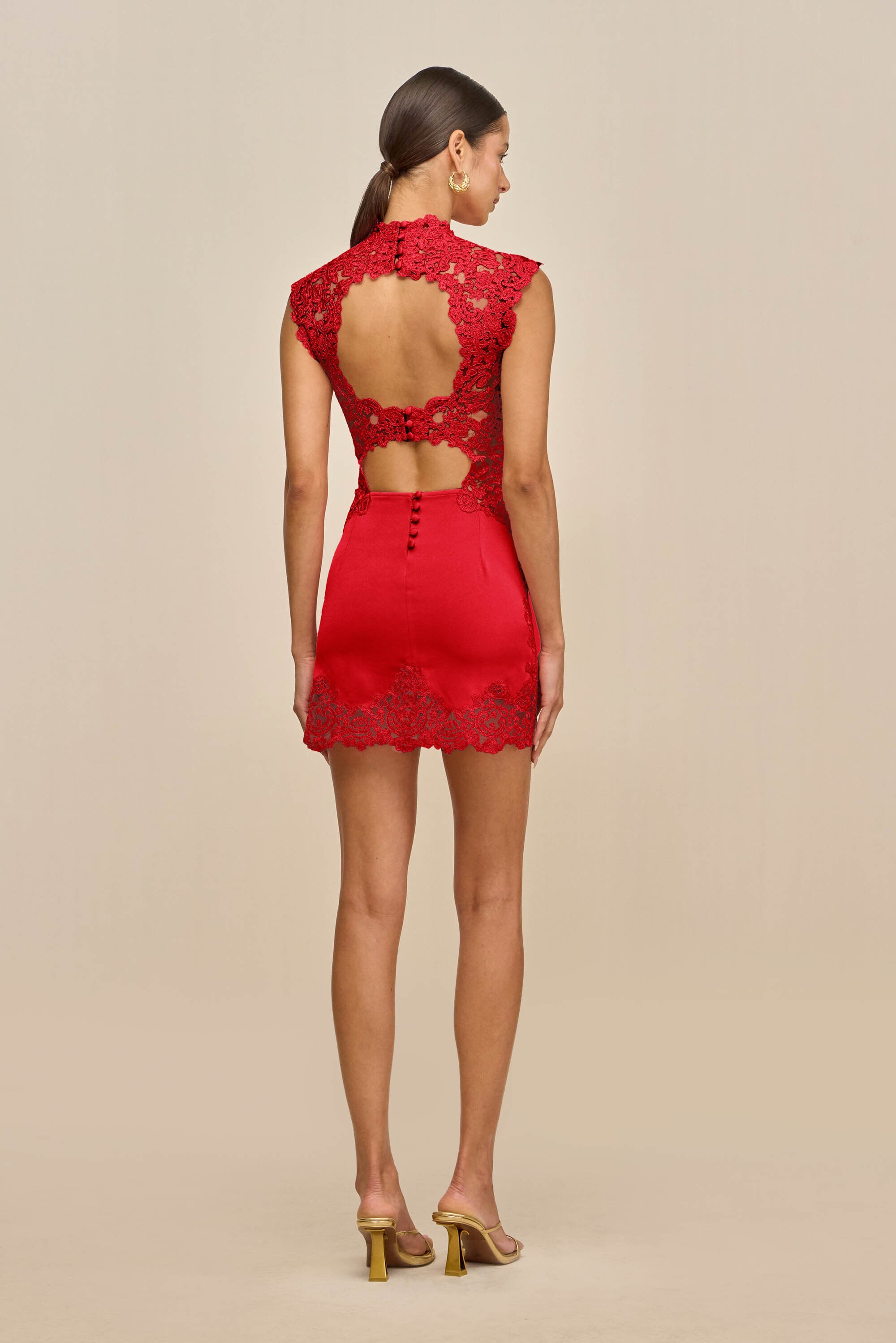 RITI DRESS - VERMILION