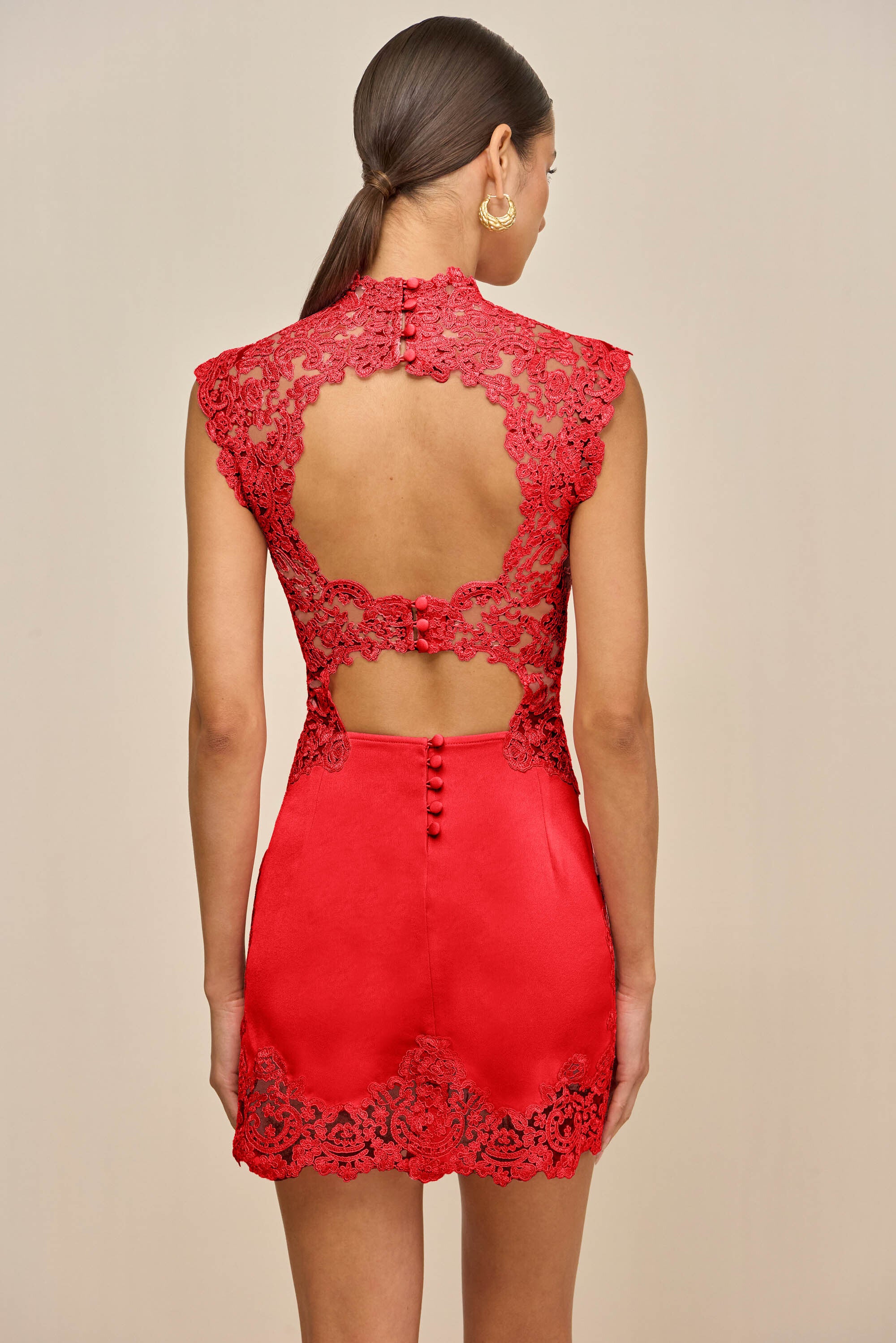 RITI DRESS - VERMILION