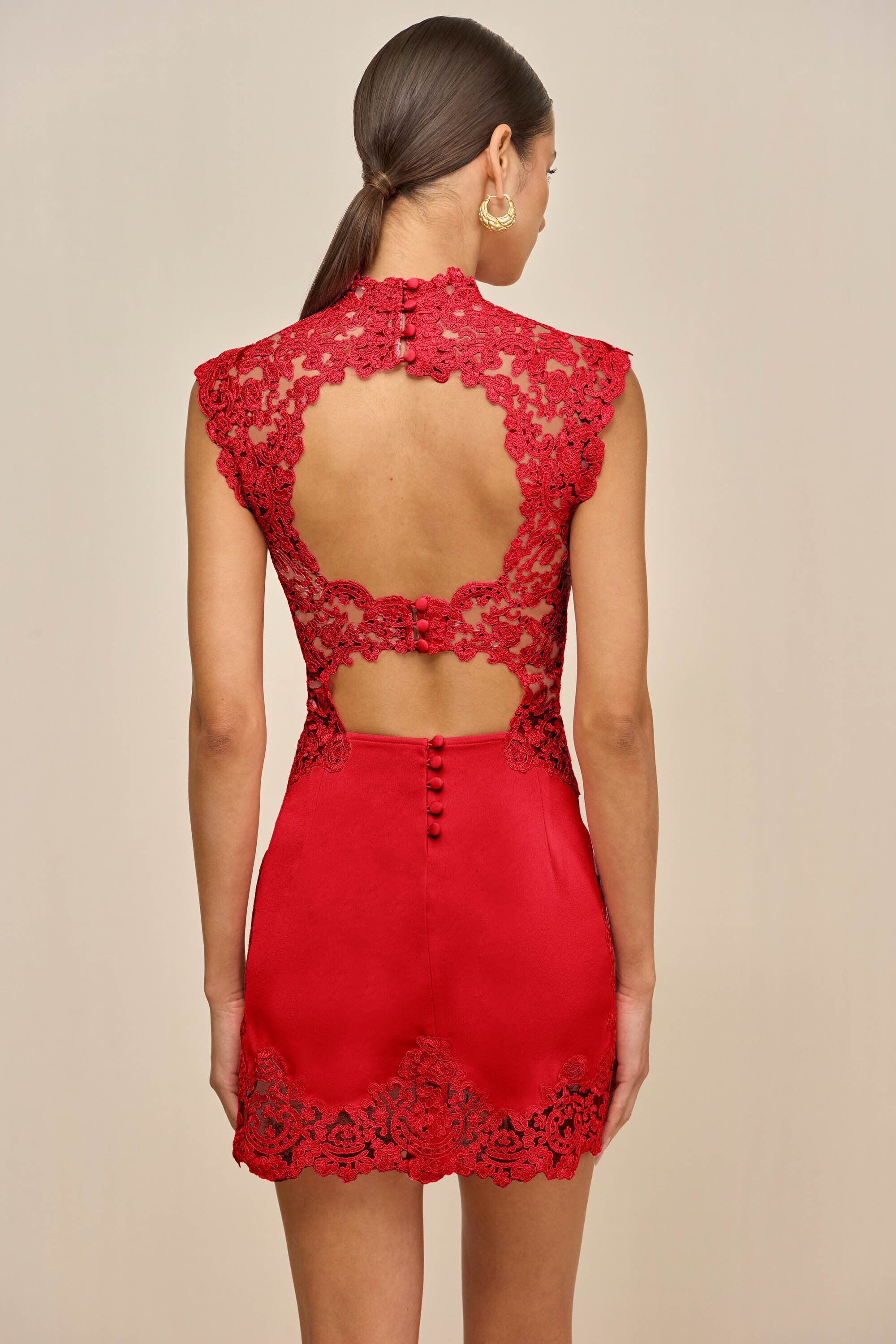 RITI DRESS - VERMILION