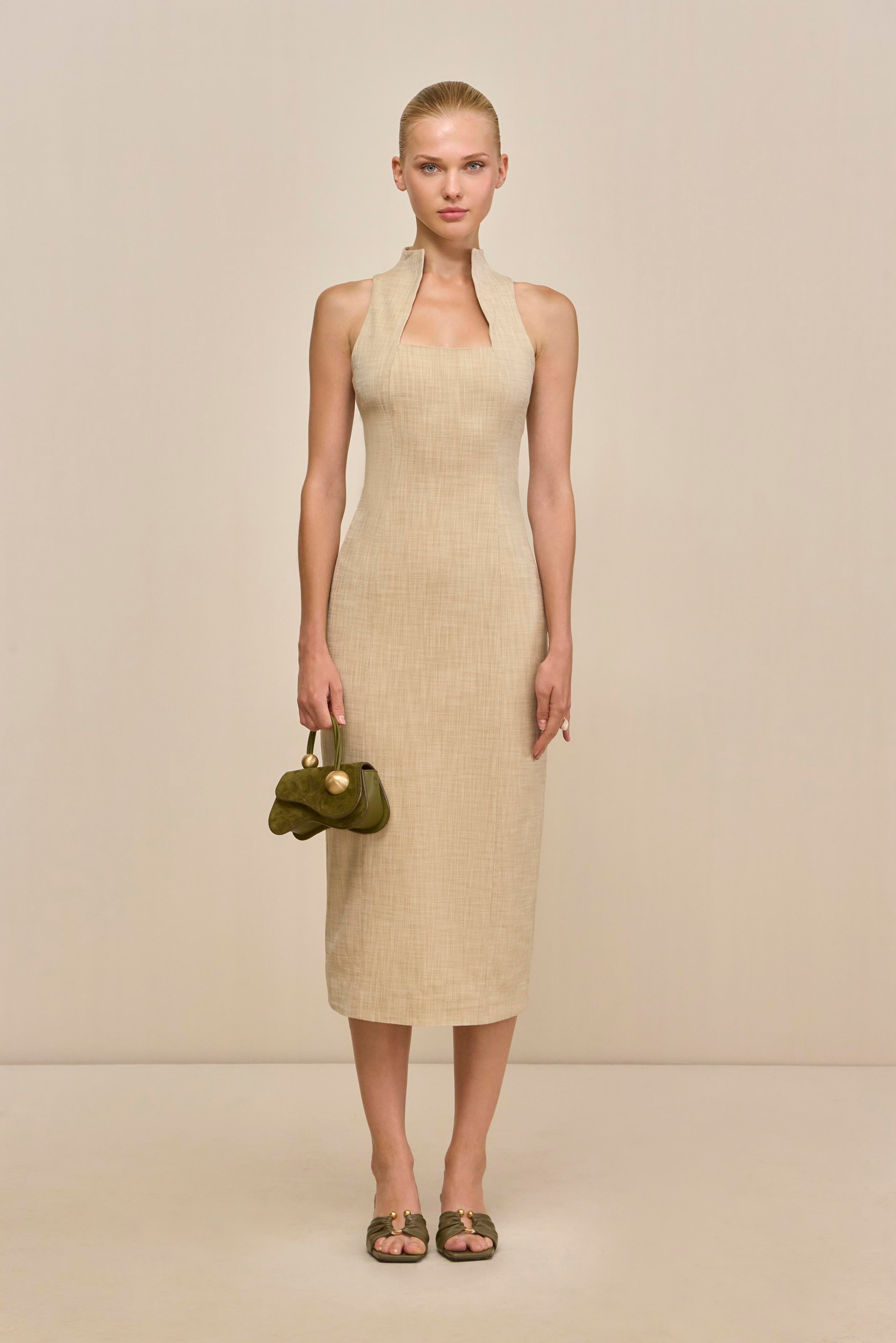 RITA DRESS - ECRU