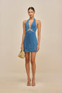 RUMI DRESS - MEDIUM STONE WASH