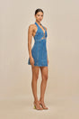 RUMI DRESS - MEDIUM STONE WASH