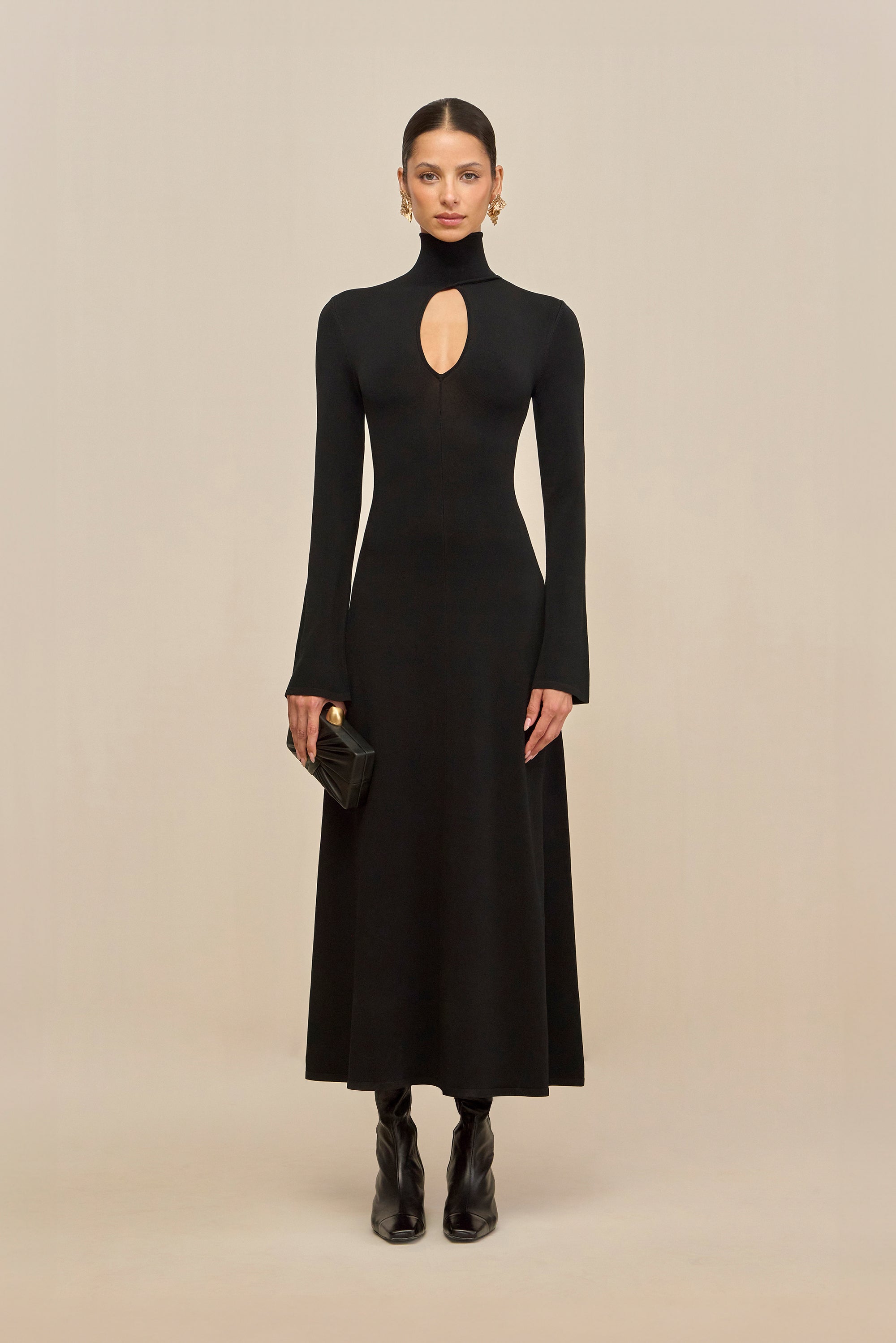 SANTO DRESS - BLACK