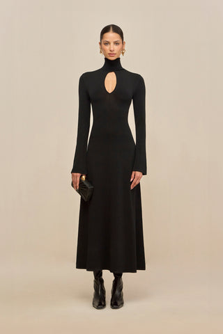 SANTO DRESS - BLACK