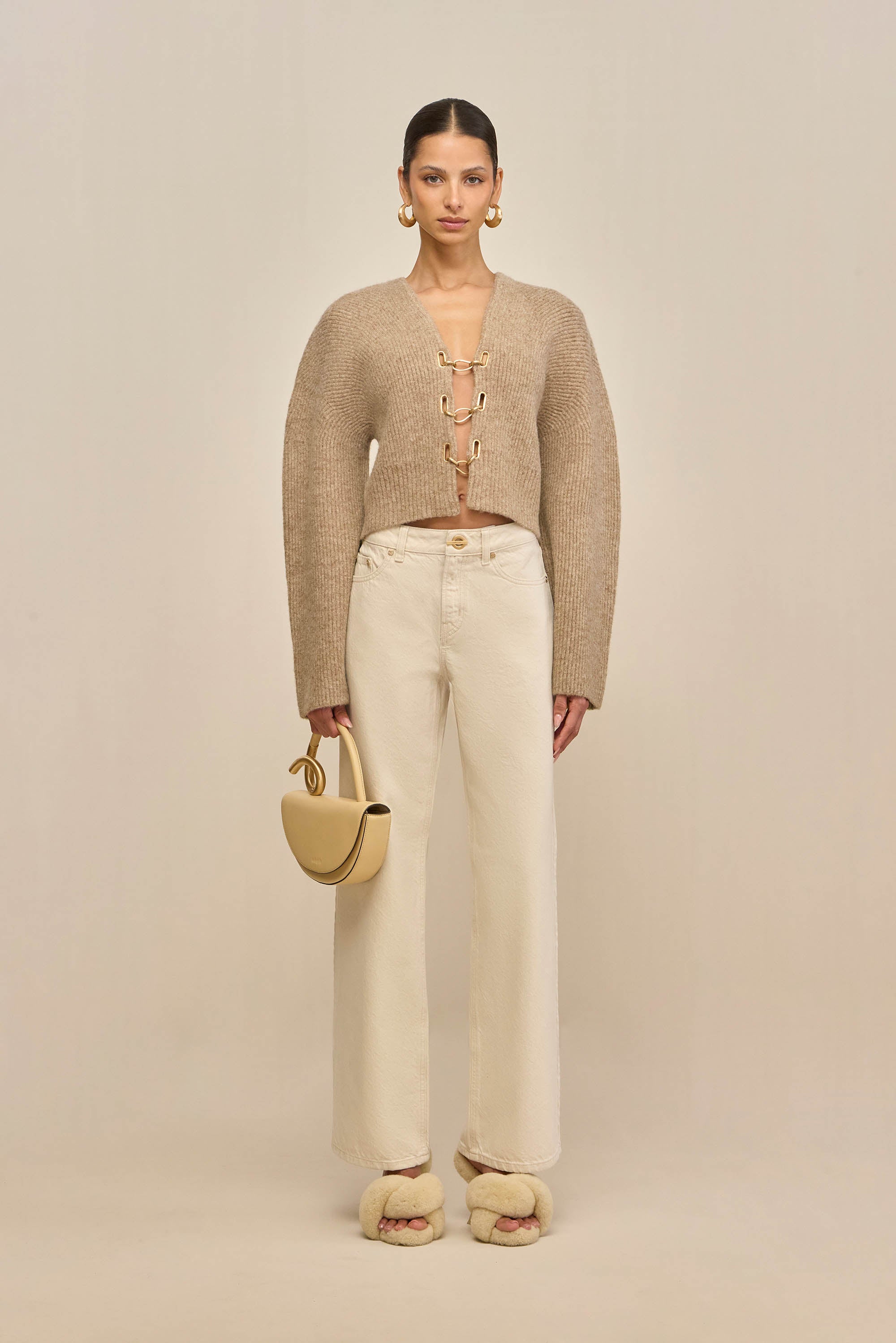MAYALU CARDIGAN - BEACH MELANGE