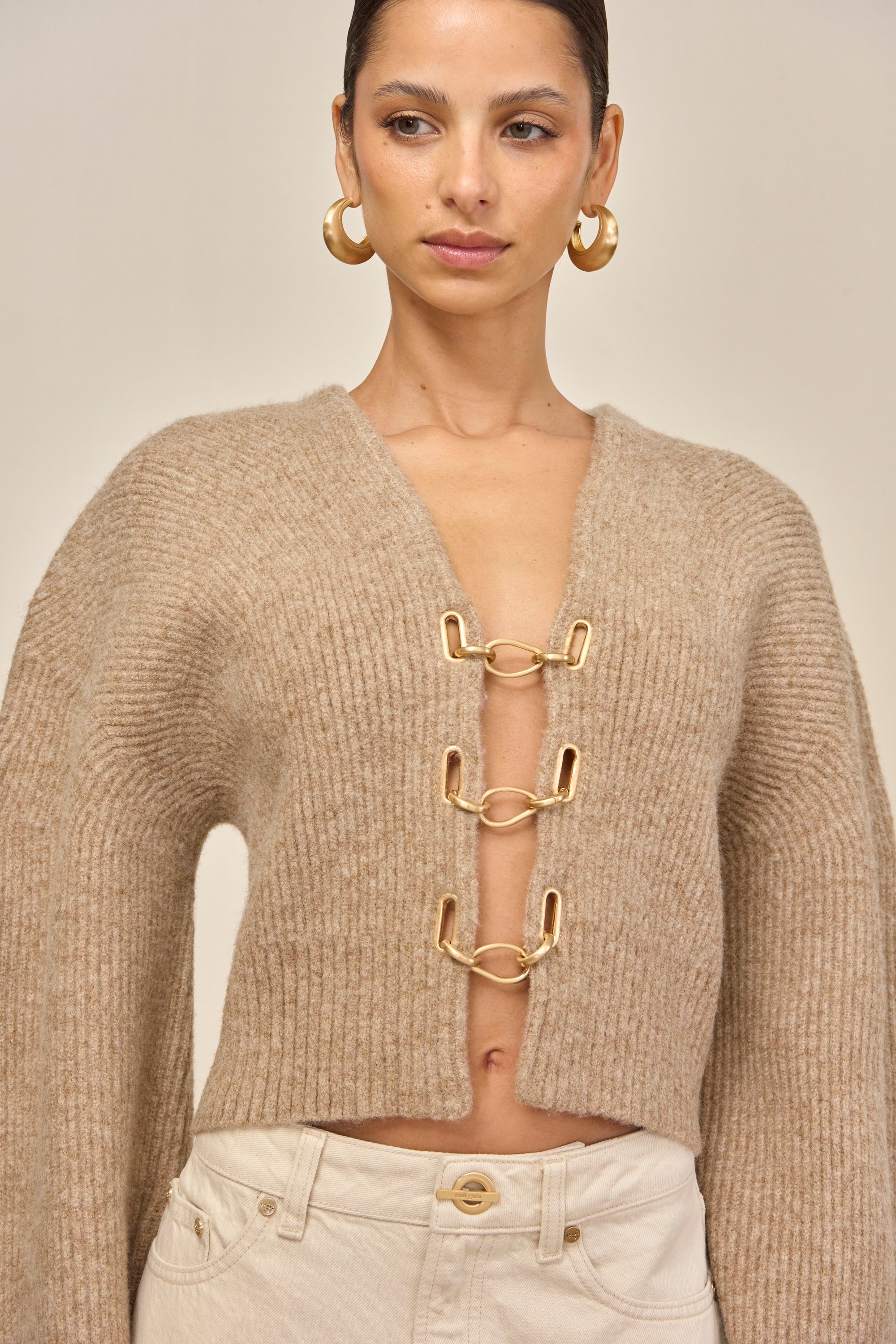 MAYALU CARDIGAN - BEACH MELANGE