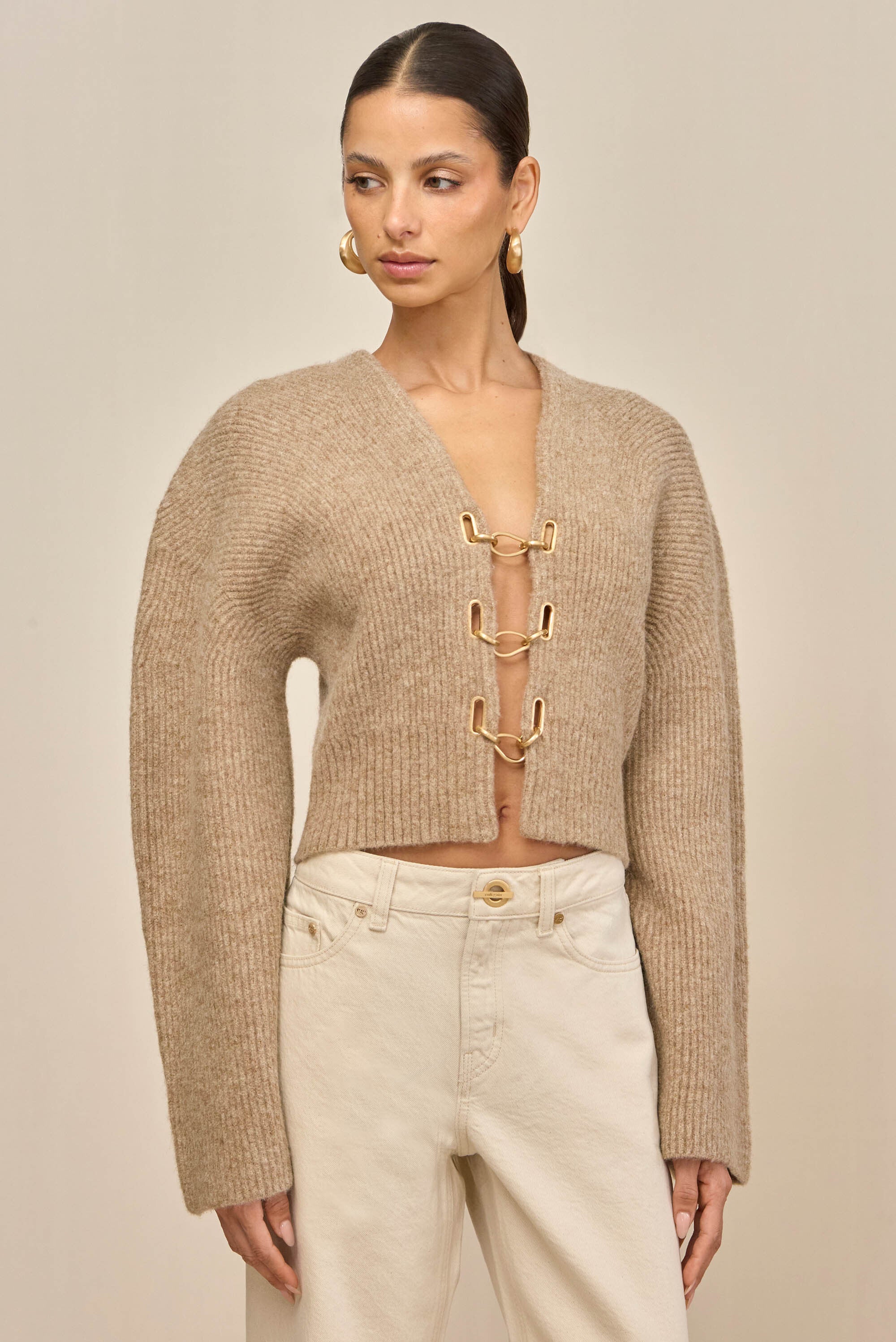 MAYALU CARDIGAN - BEACH MELANGE