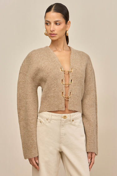 MAYALU CARDIGAN - BEACH MELANGE | MAYALU CARDIGAN - BEACH MELANGE | Secondary image
