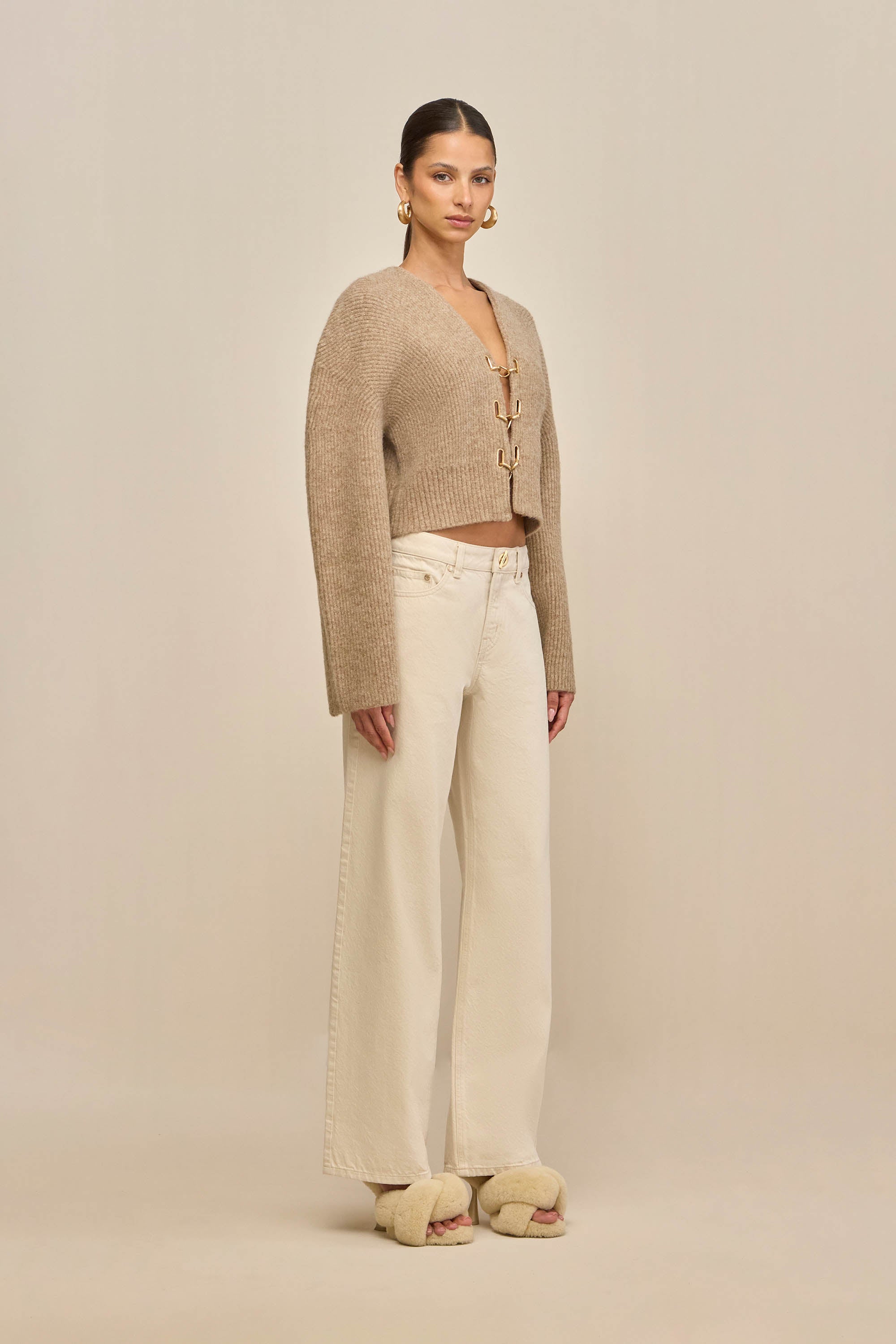 MAYALU CARDIGAN - BEACH MELANGE