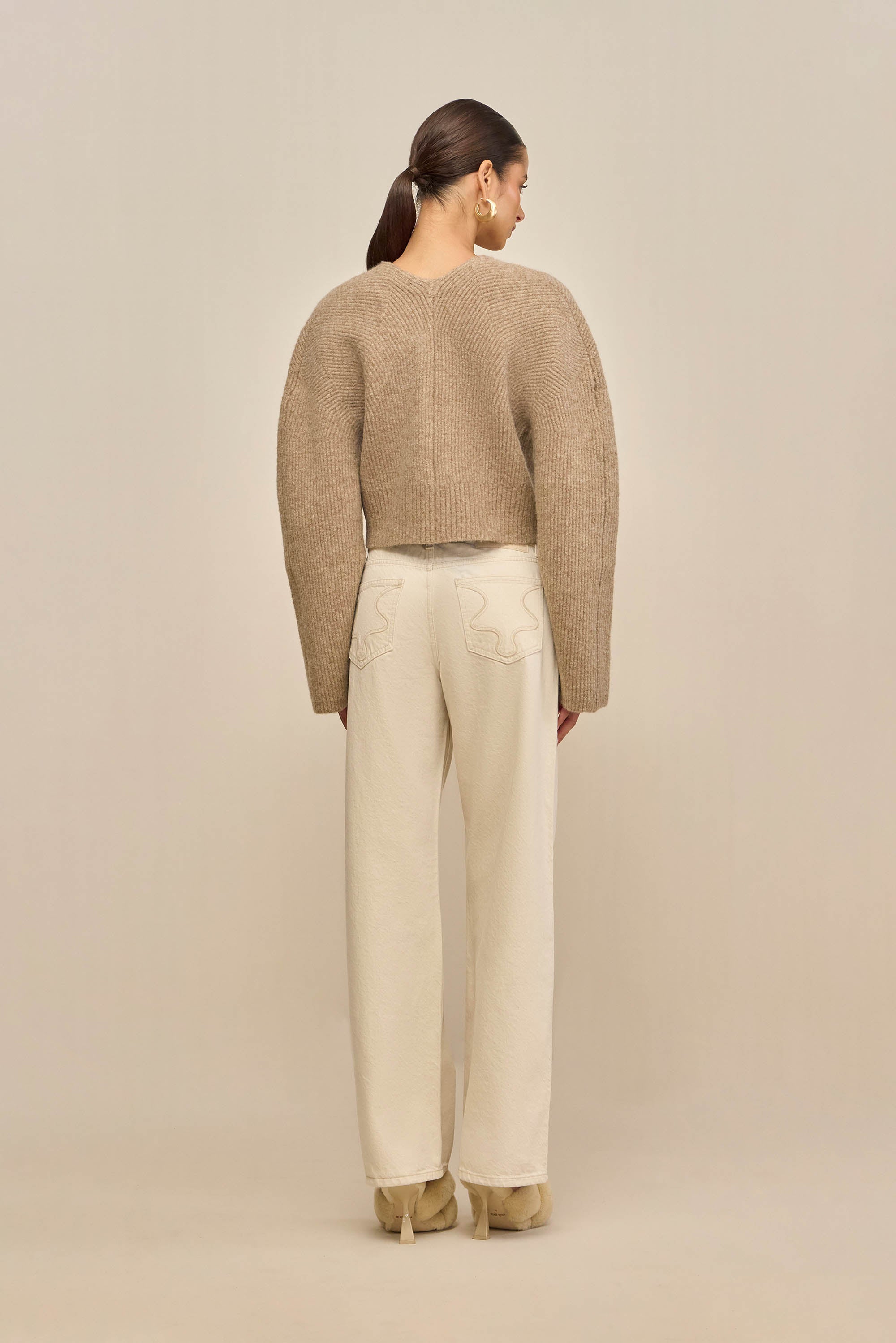 MAYALU CARDIGAN - BEACH MELANGE