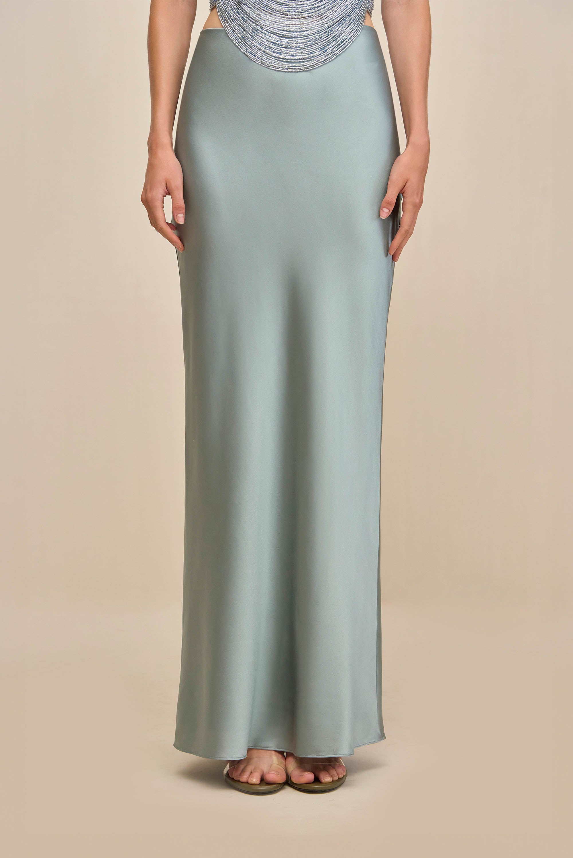 CHANTEL SKIRT - CELADON