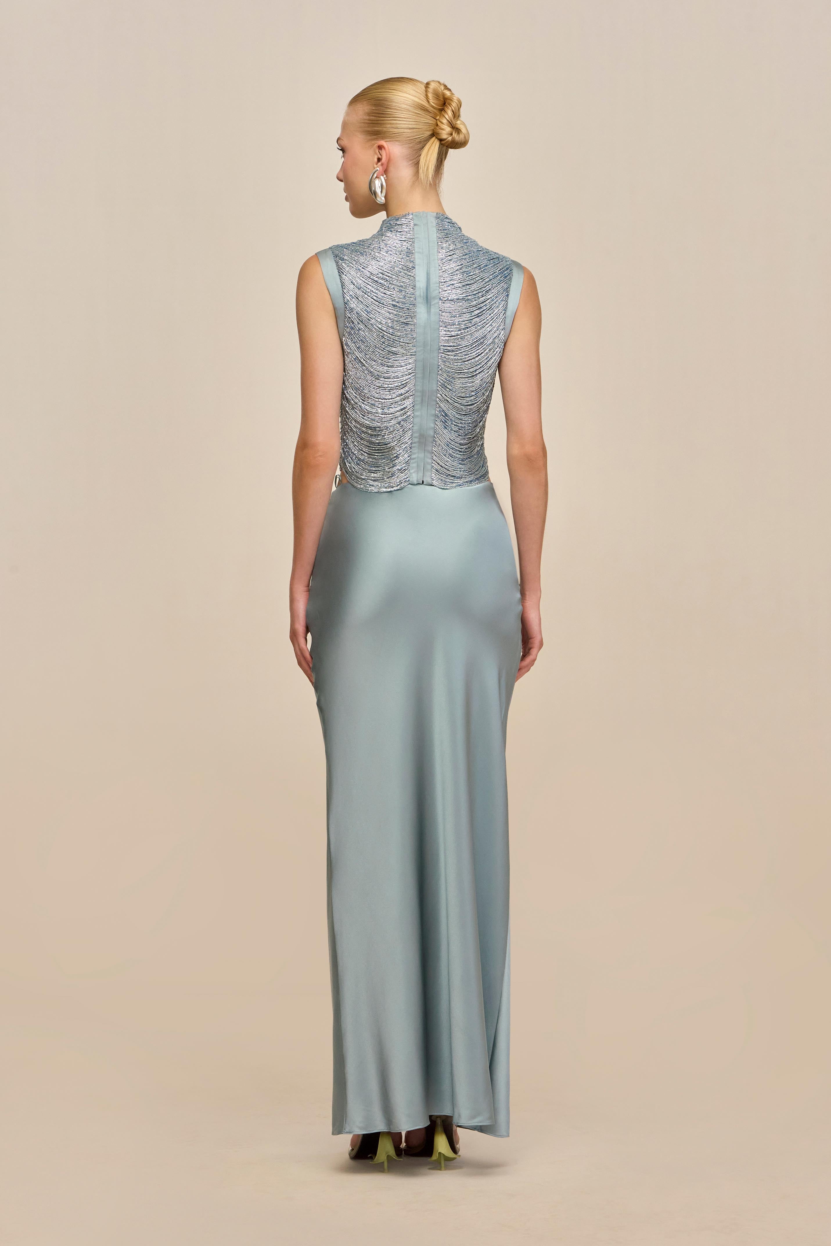 TARAJI TOP - CELADON