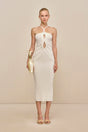 AVERY KNIT DRESS - OFF WHITE