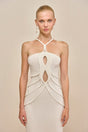 AVERY KNIT DRESS - OFF WHITE