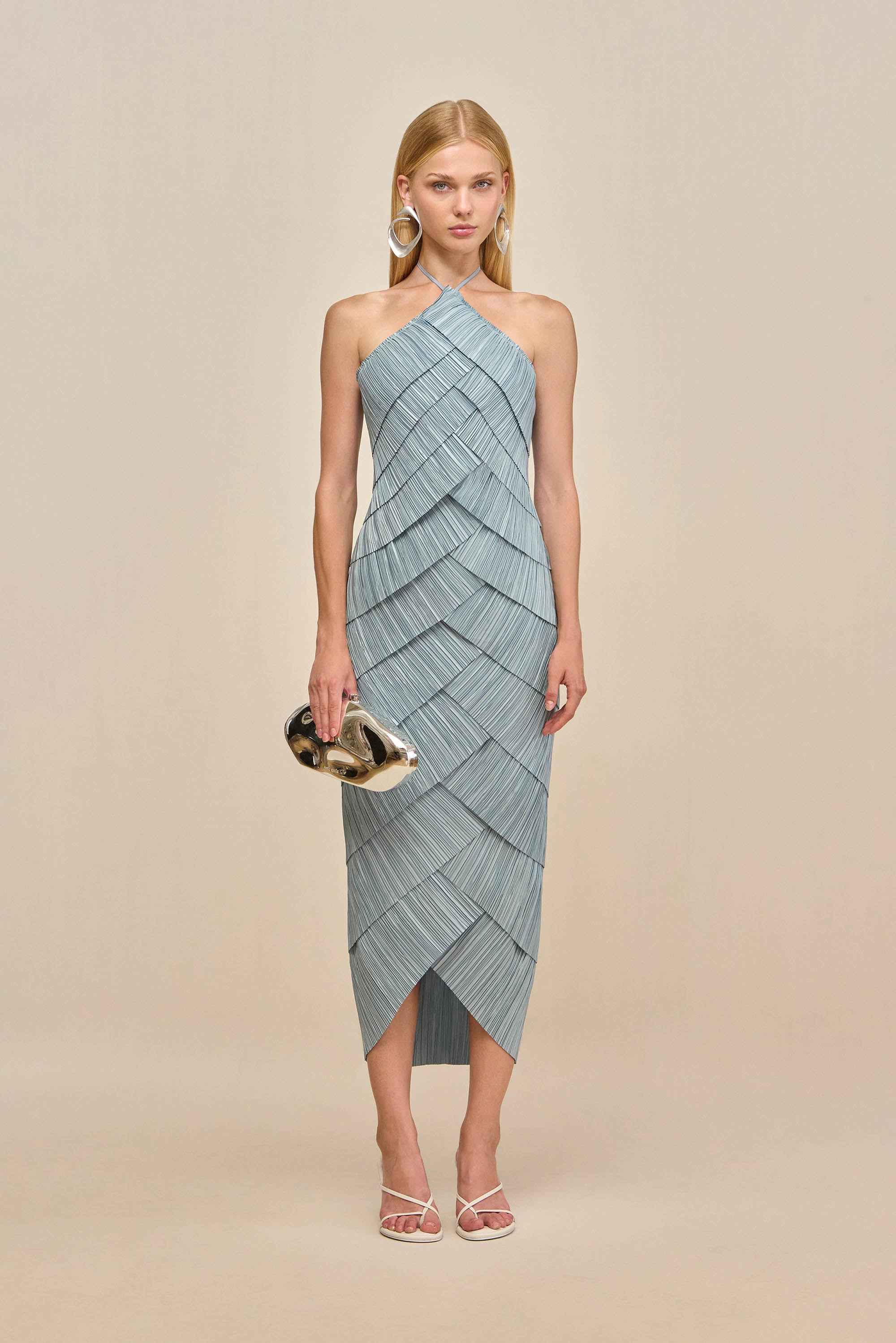 PATRIZIA DRESS - CELADON