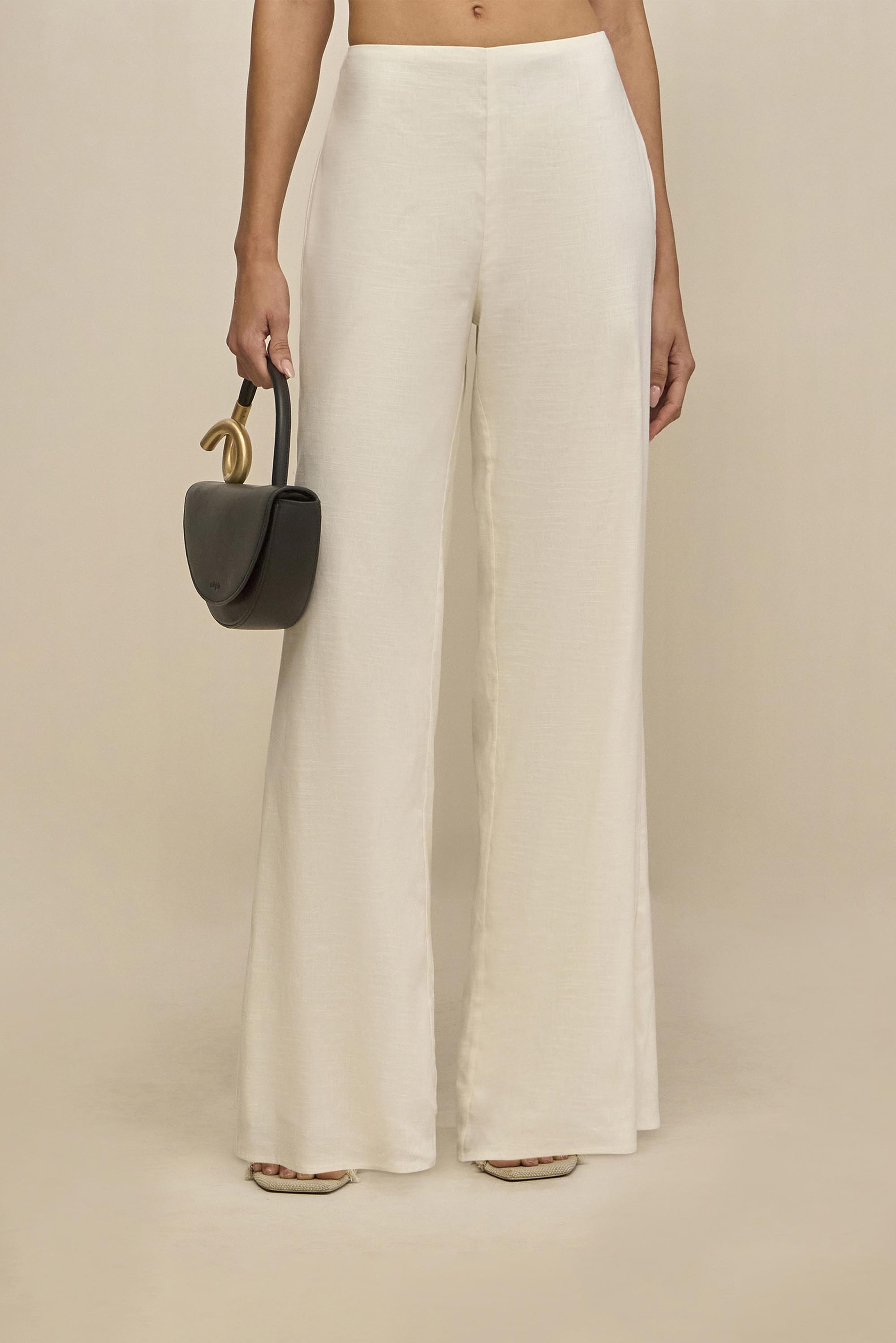 KORA PANT - OFF WHITE LINEN