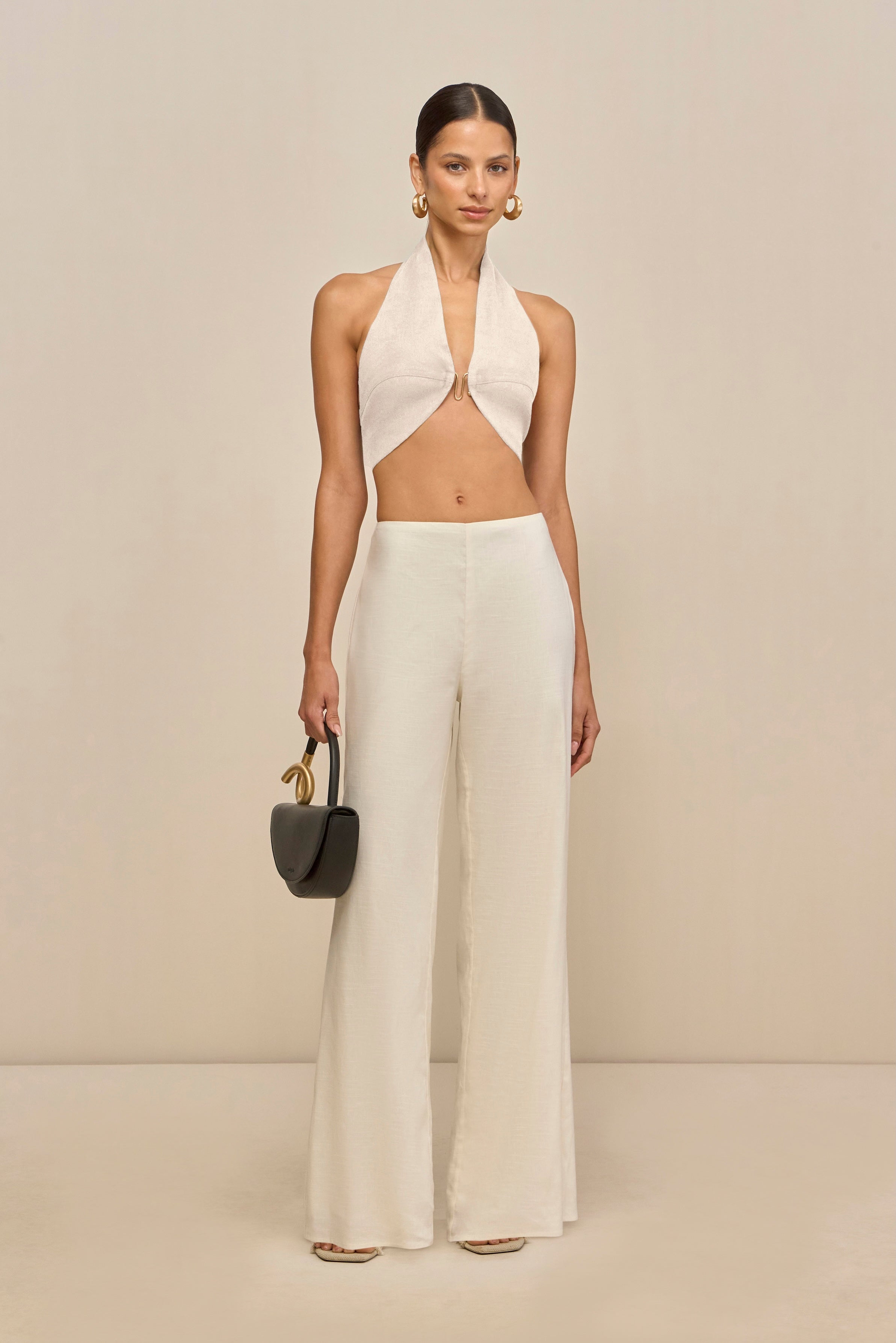 【送料&関税込】Cult Gaia Kora Pants In White Linen KORA PANT - OFF WHITE LINEN – CULT GAIA
