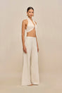 KORA PANT - OFF WHITE LINEN