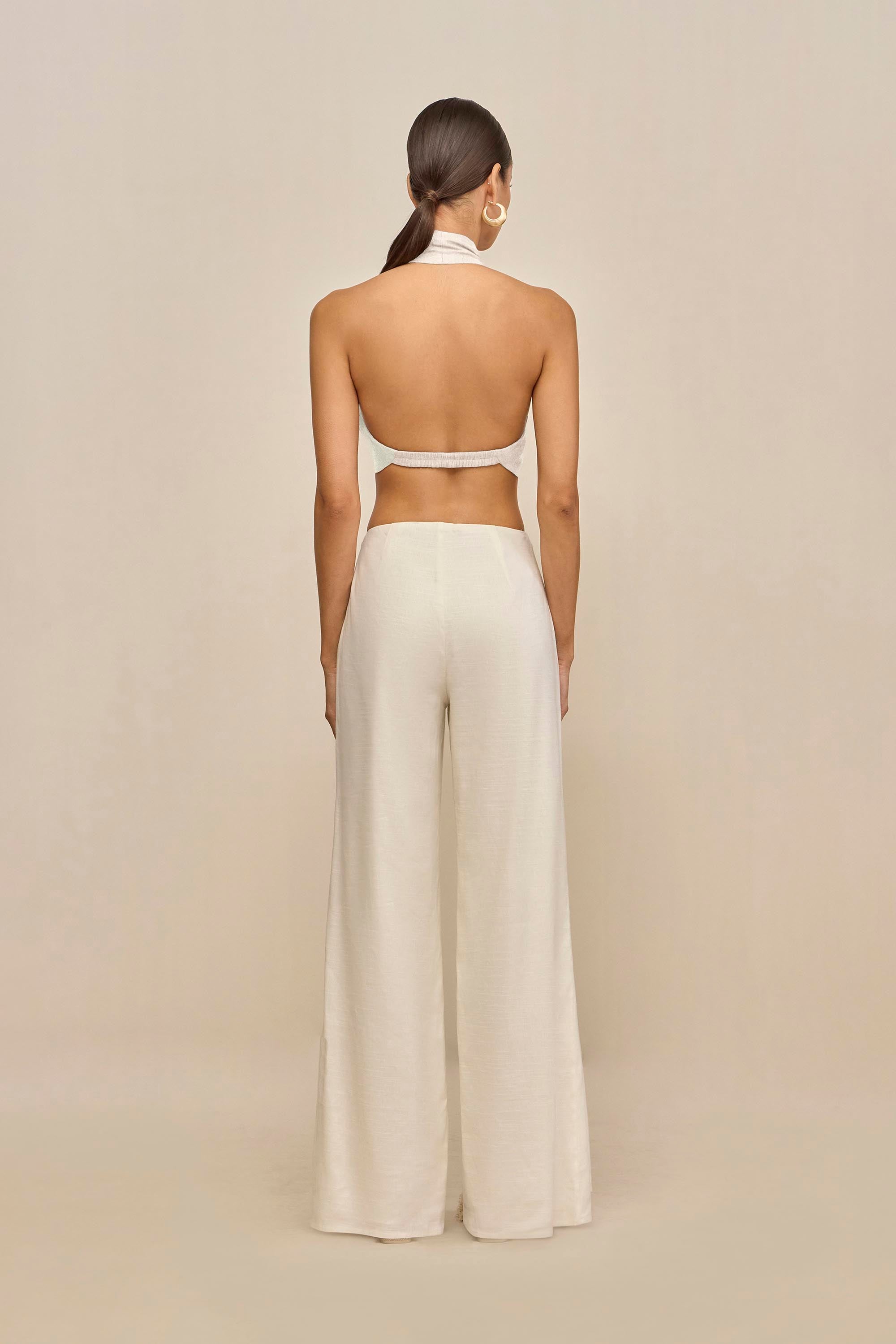 KORA PANT - OFF WHITE LINEN