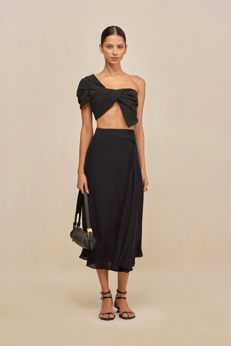 DELIA TOP - BLACK